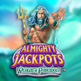 Almighty Jackpots – Realm of Poseidon game by Novomatic – logo hosted on KokoBet Casino