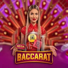 Mega Baccarat logo by Pragmatic Play KokoBet Casino